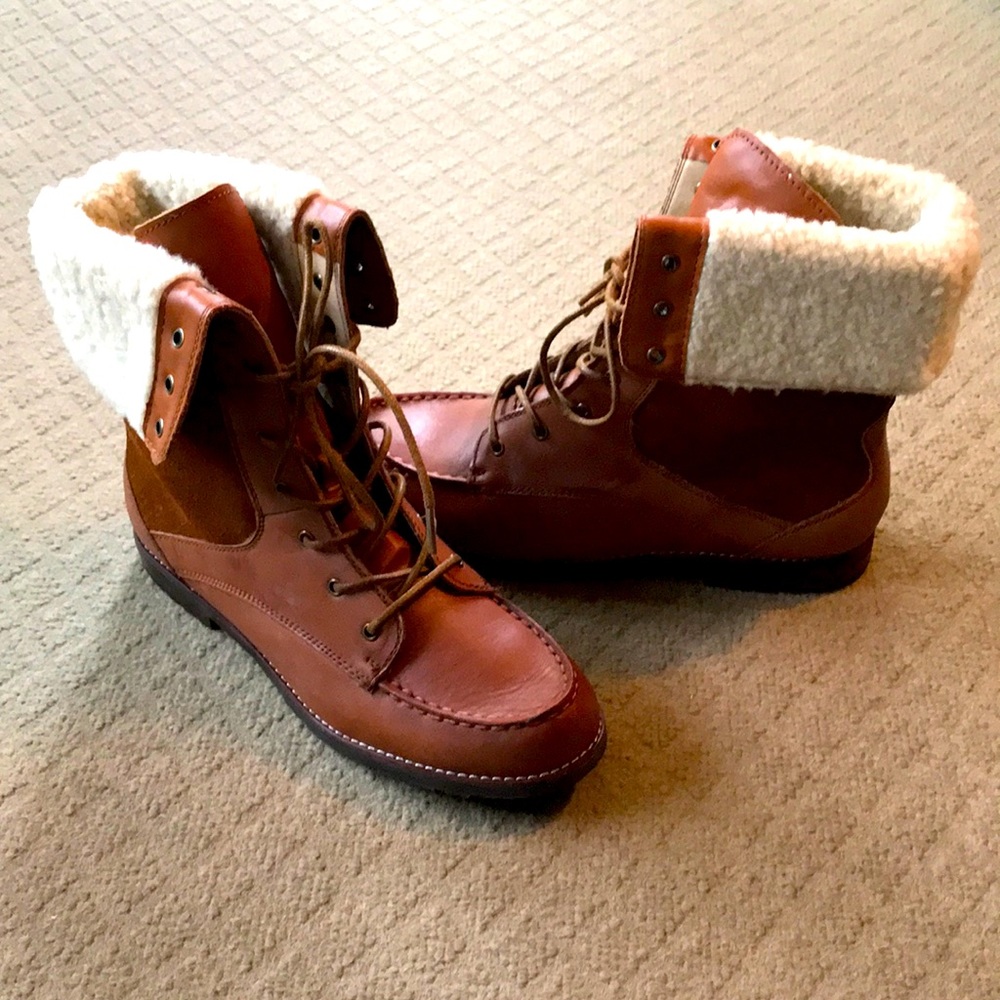 GH Bass & Co brown boots